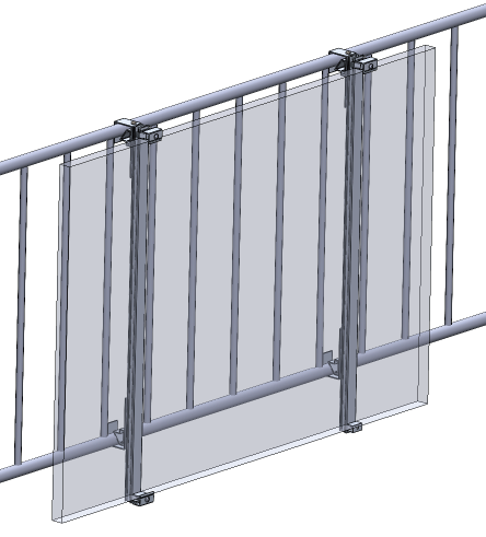 Lorenz Mini- PV Befestigungsset Balkon